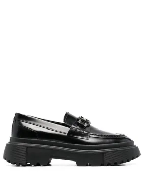 HOGAN PRE Flat shoes Black