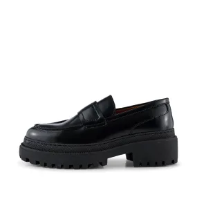 Iona loafer leather - BLACK POLIDO HIGH SHINE