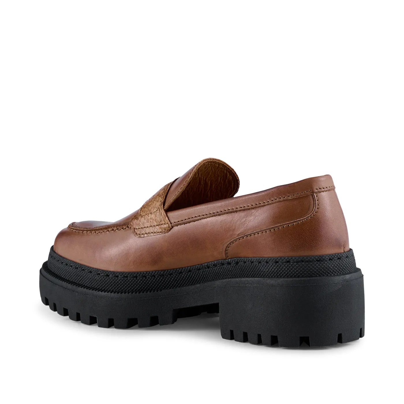 Iona loafer leather - TAN