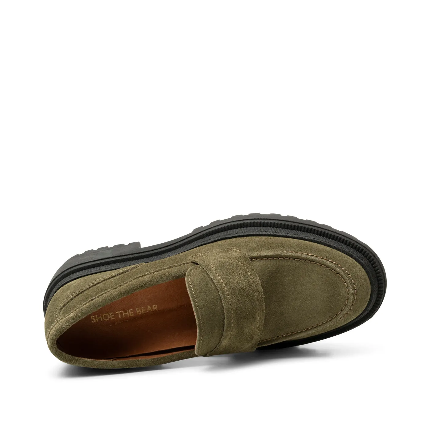 Iona loafer suede - ALGAE