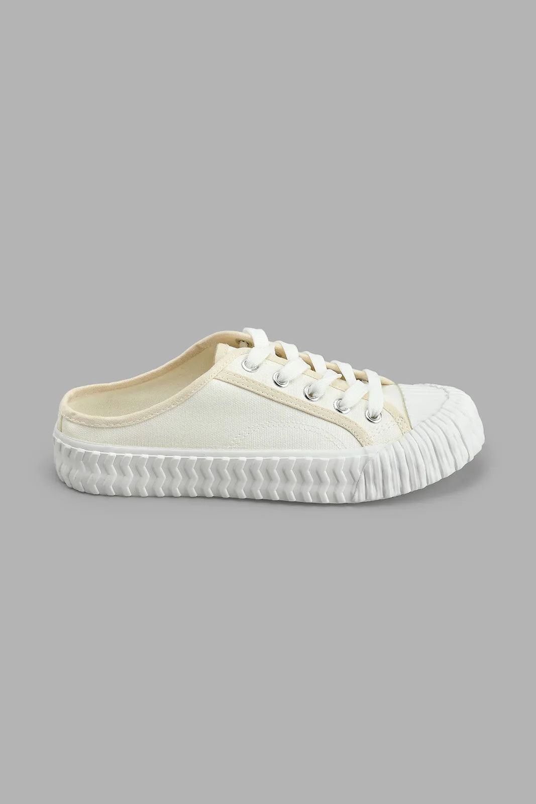 Ivory Slip On Sneaker