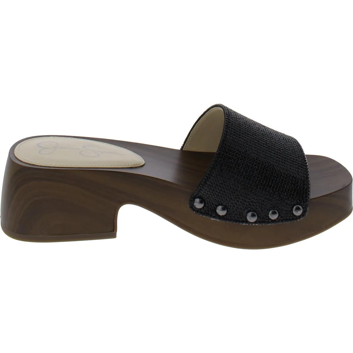 Jessica Simpson Womens Rexile Studded Clogs