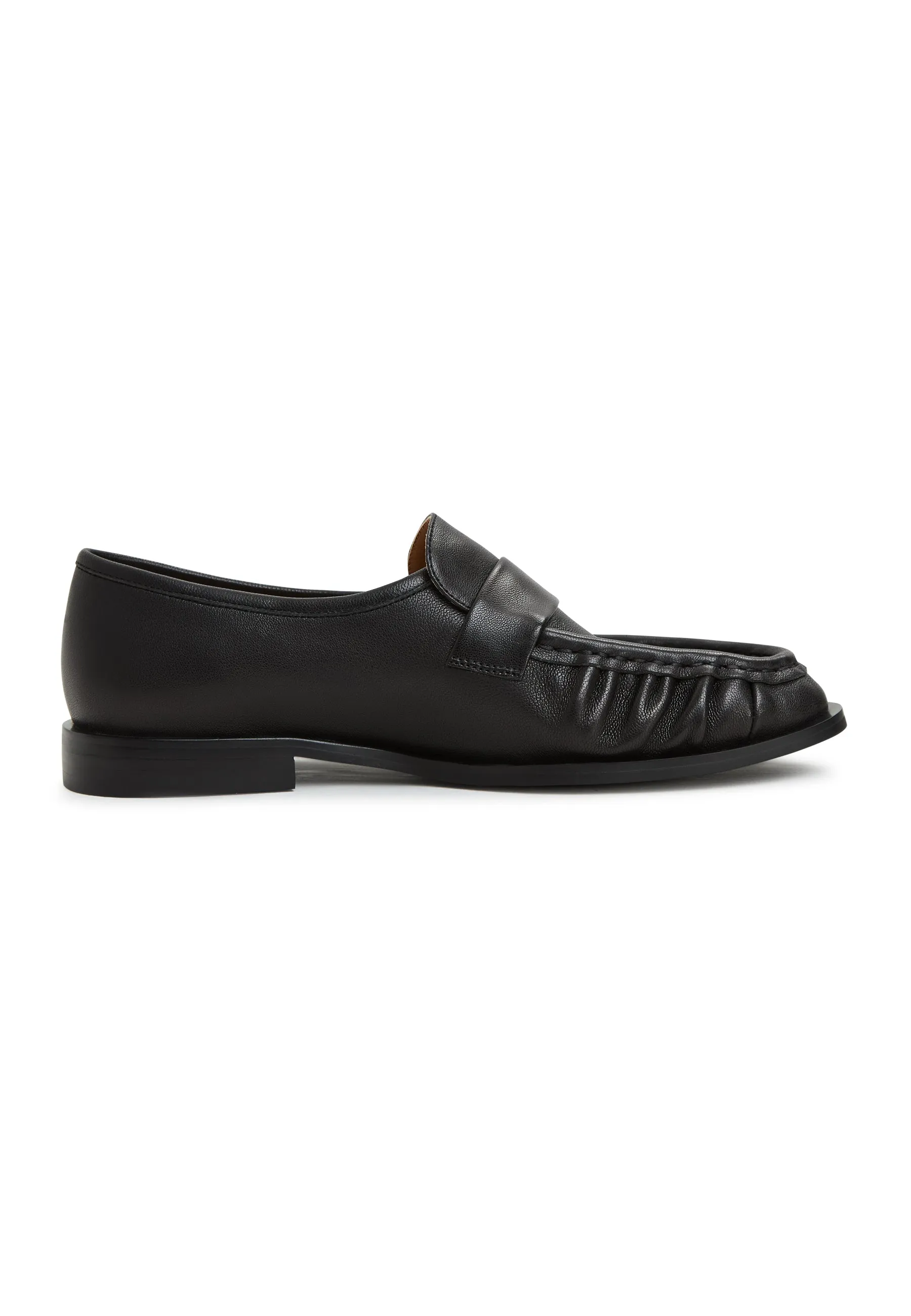 Leather Loafers Isabel - Black