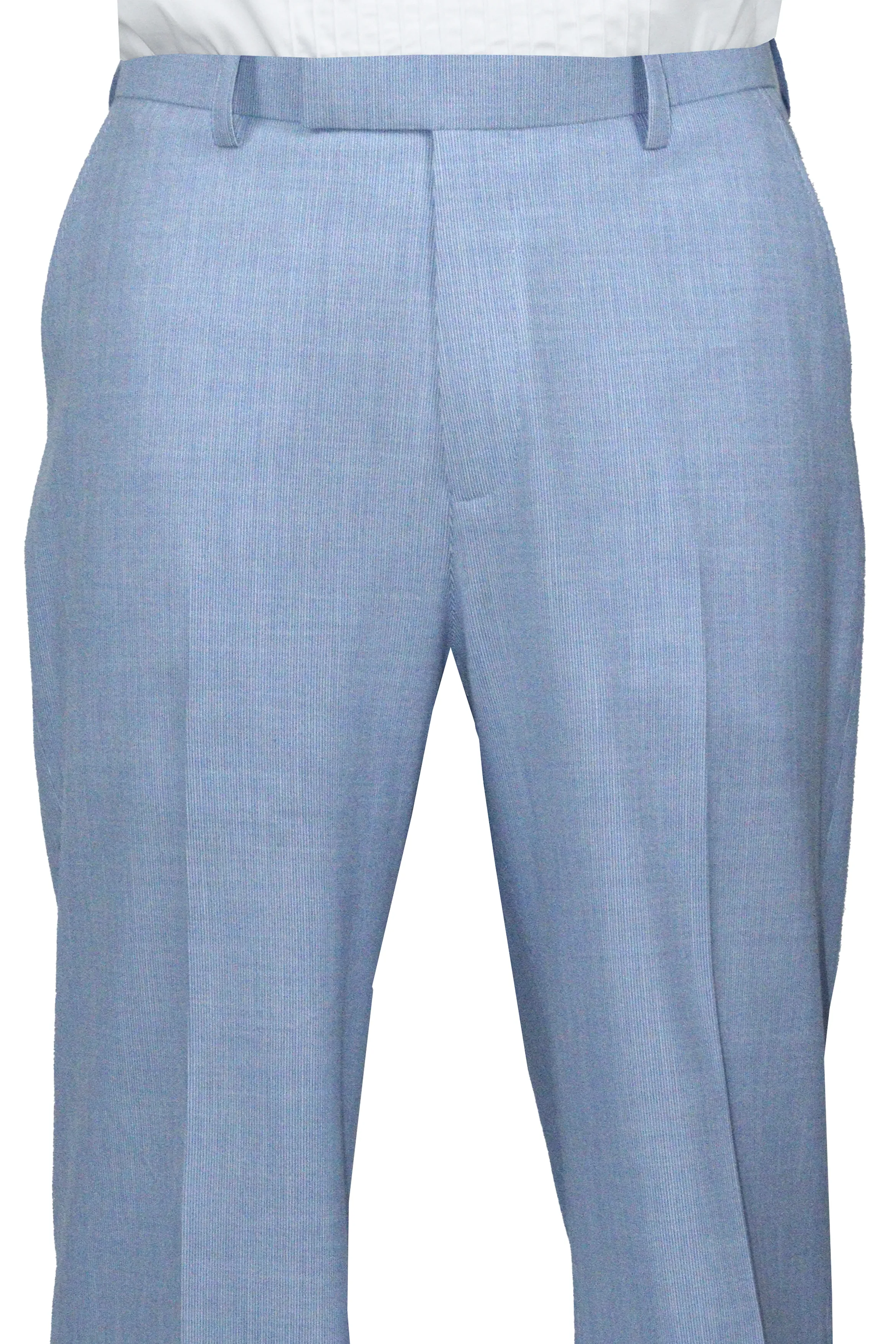 Optimized Title: Cashmere and Linen Tigullio Trousers in Light Sky Color