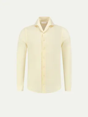 Light Yellow Linen Seaside Shirt