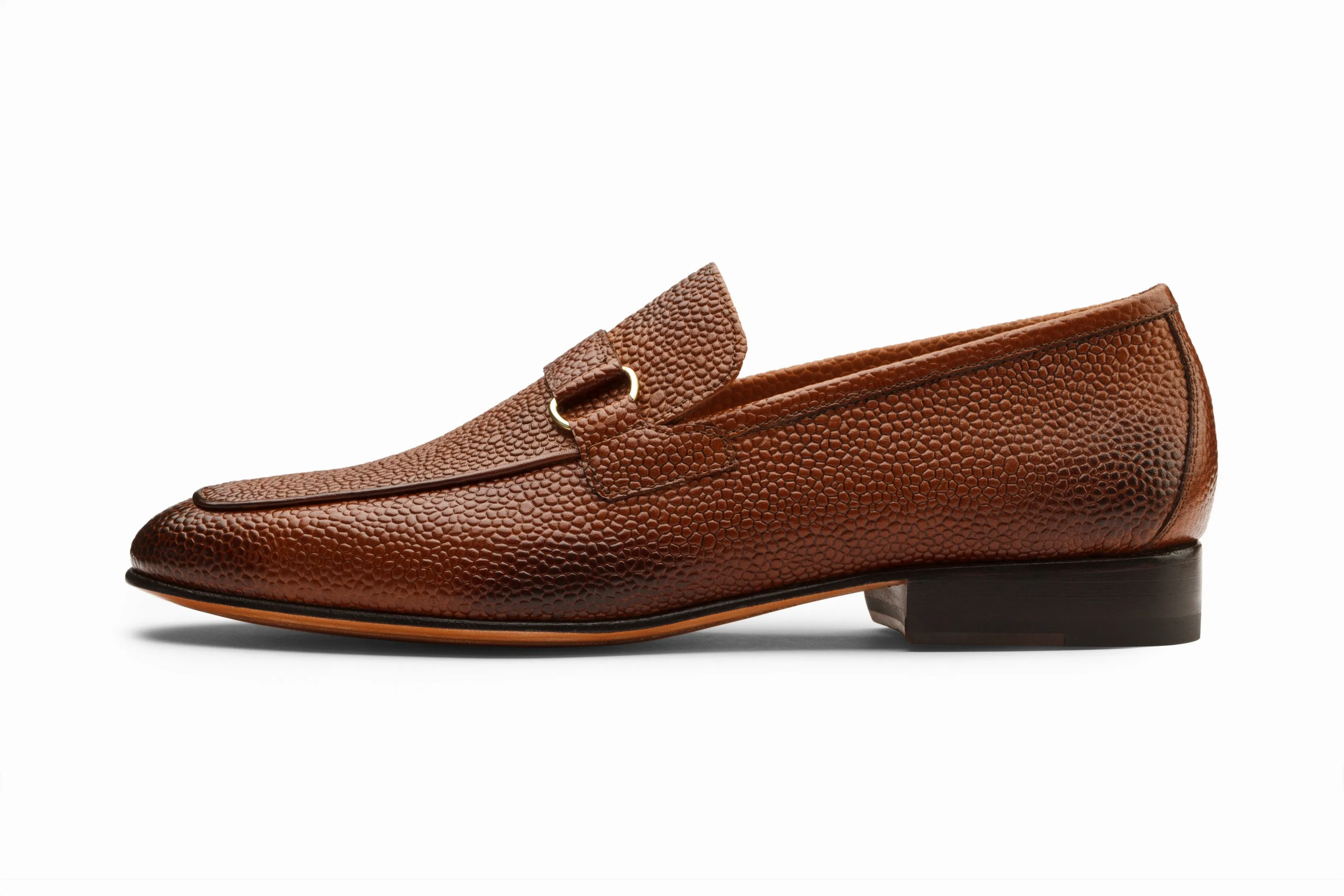 Lorenzo Leather Loafers- Cedar Grain