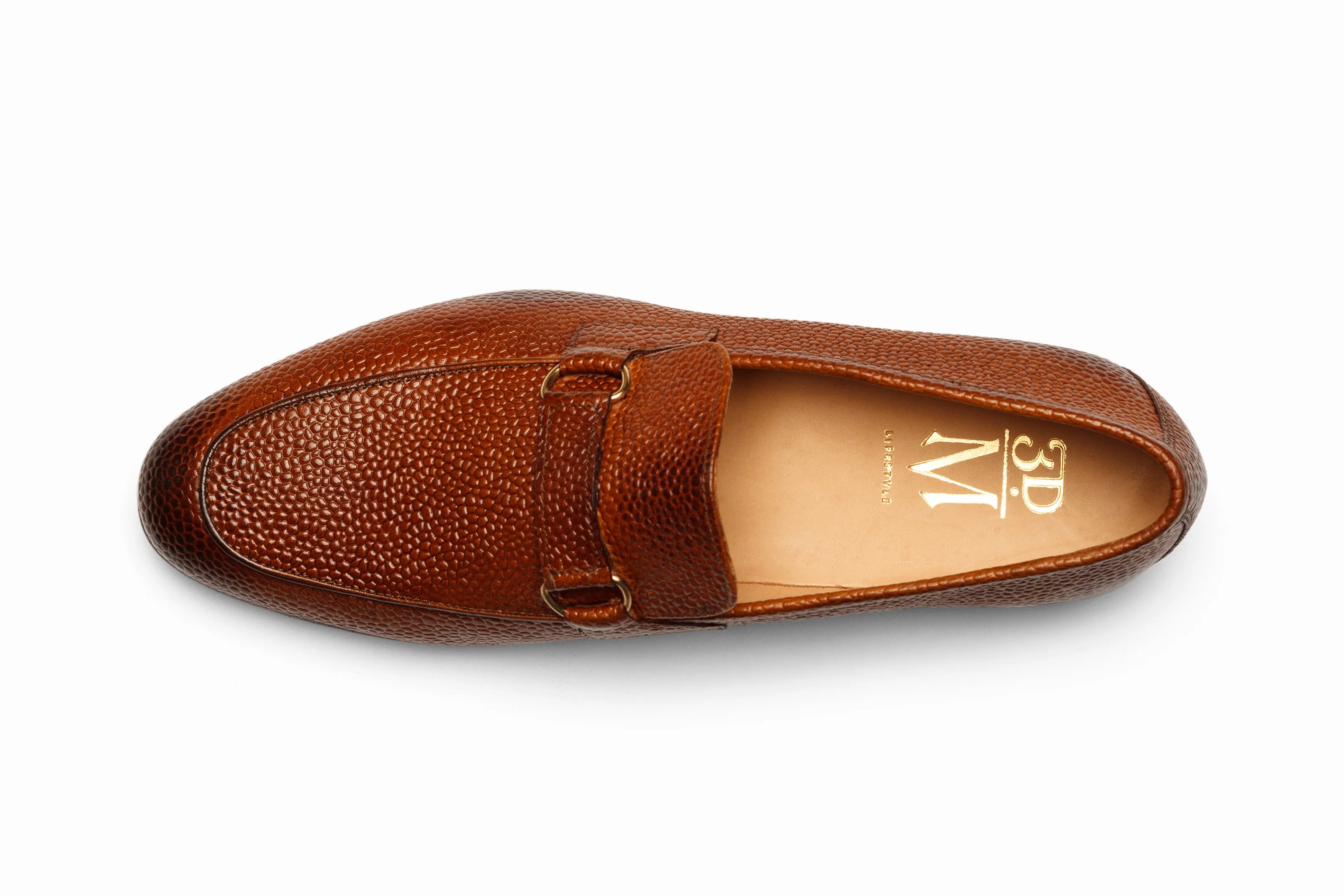 Lorenzo Leather Loafers- Cedar Grain