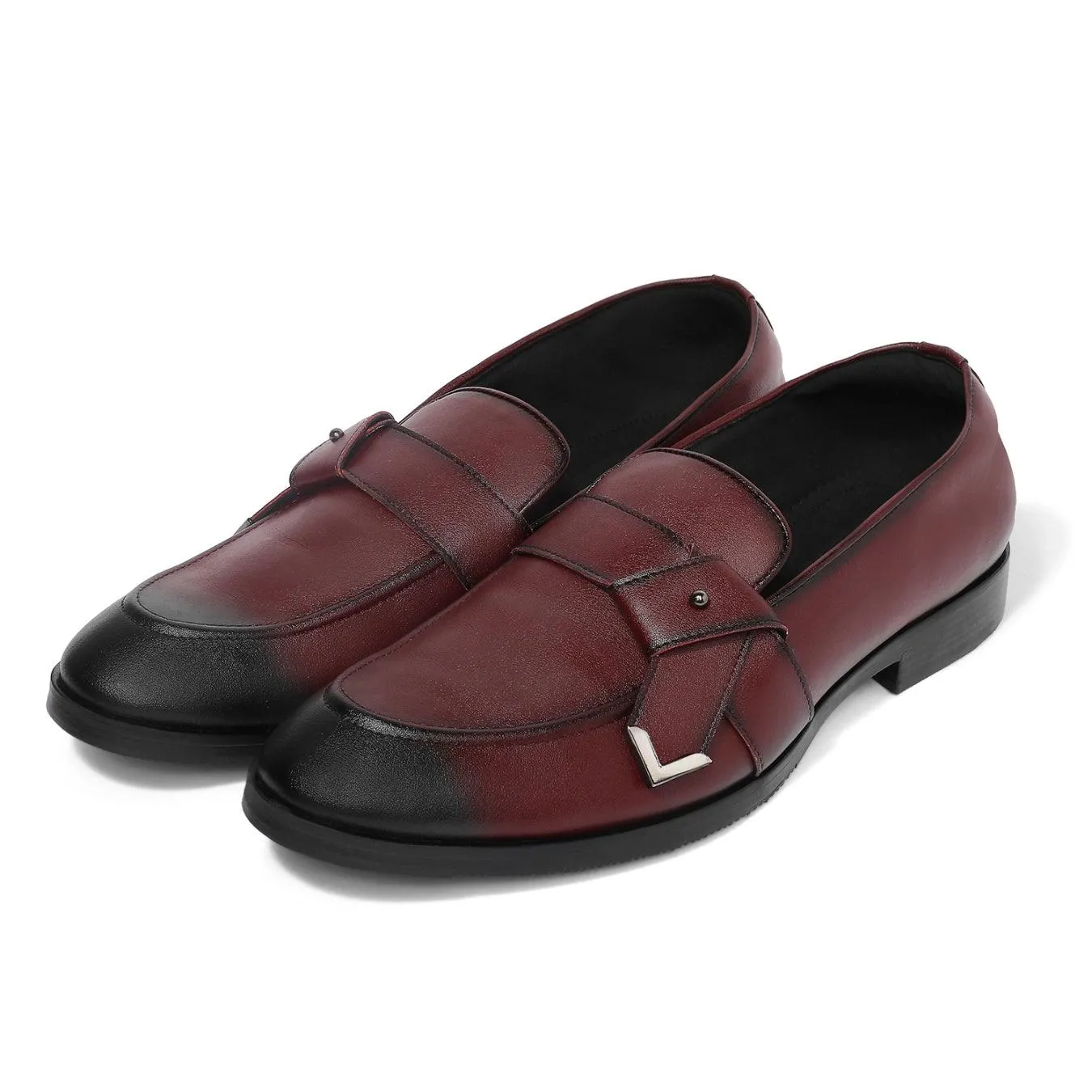 Lumberg - Maroon Side Latch Slip On