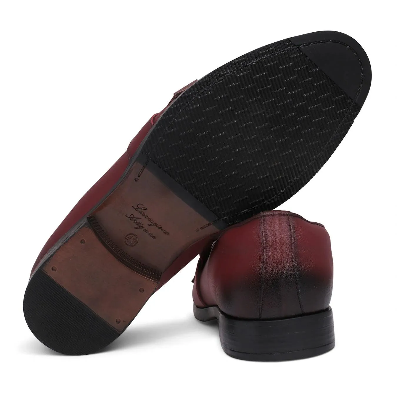 Lumberg - Maroon Side Latch Slip On