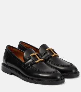 Marcie Chloé leather loafers, black