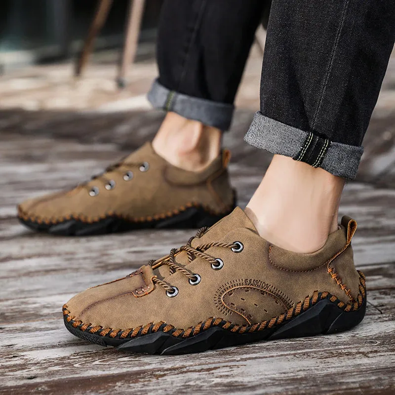 Men's Handmade Soft Leather Casual Shoes