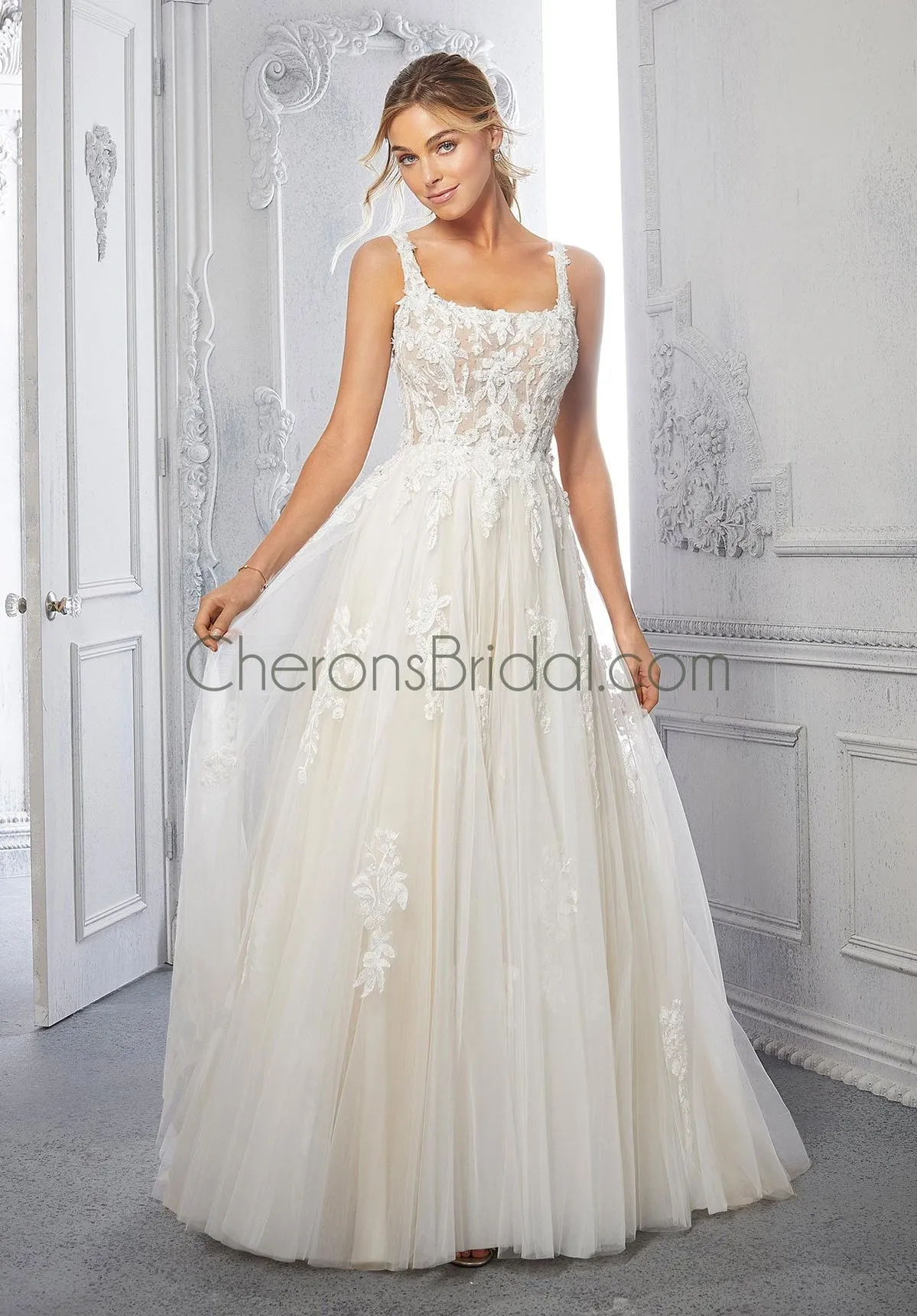 Morilee - 2375 - Charlotte - Cheron's Bridal, Wedding Gown