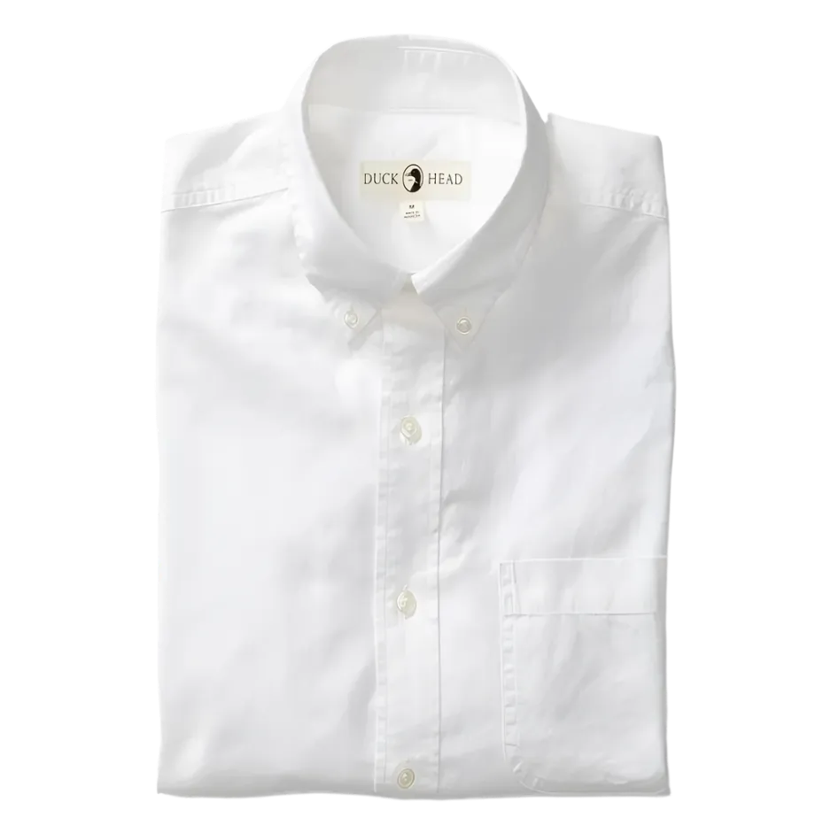 Morris Cotton Oxford Sport Shirt - White