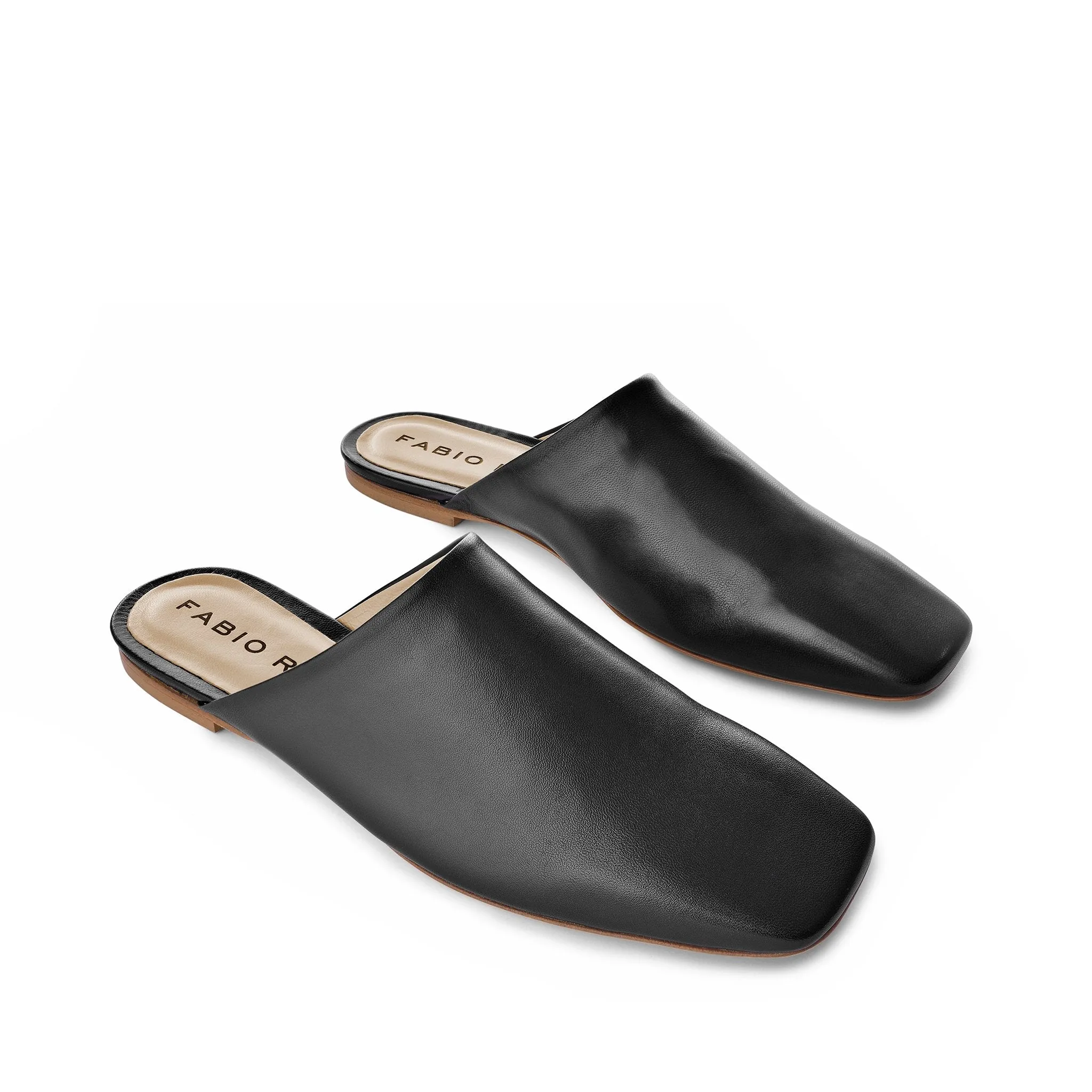 Naomi Black Cosy Mules