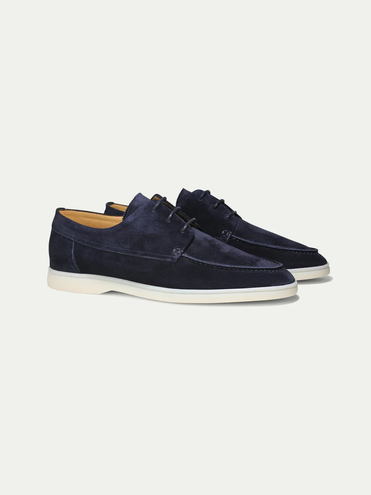 Navy Boat Loafers