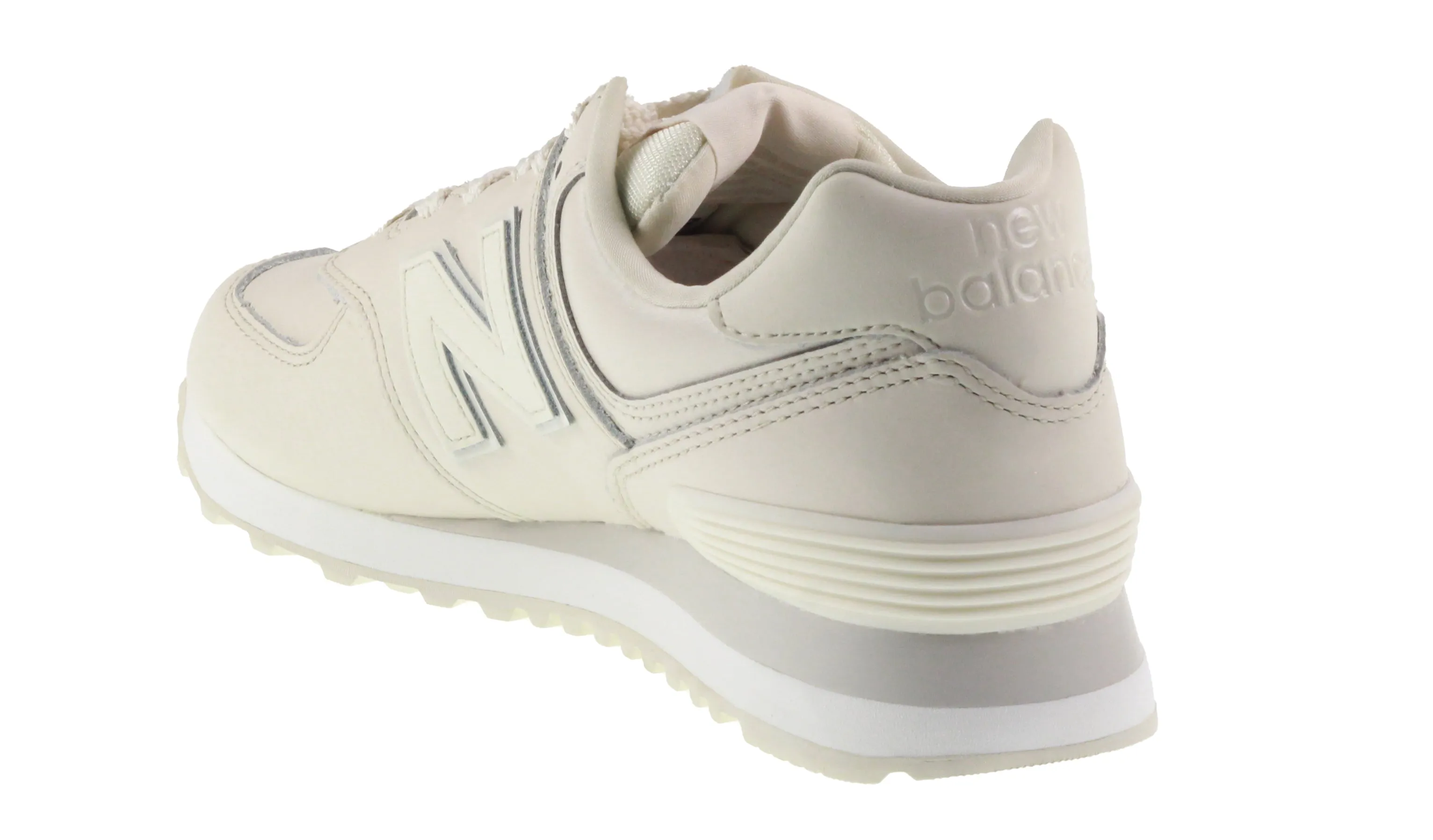 New Balance Trainers Womens 574 Leather Off White