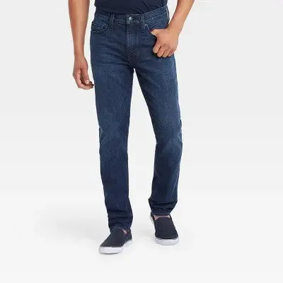 New - Goodfellow & Co Men's Mid Rise Slim Fit Leg Full Jeans Heavyweight