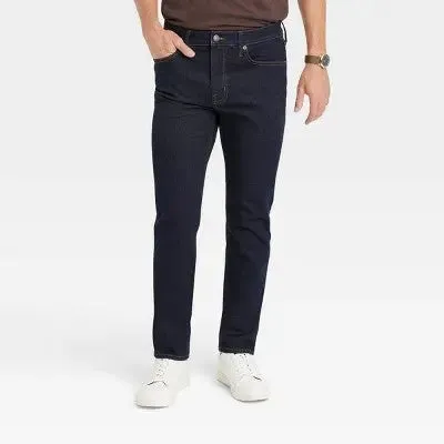 New - Goodfellow & Co Men's Mid Rise Slim Fit Leg Full Jeans Heavyweight