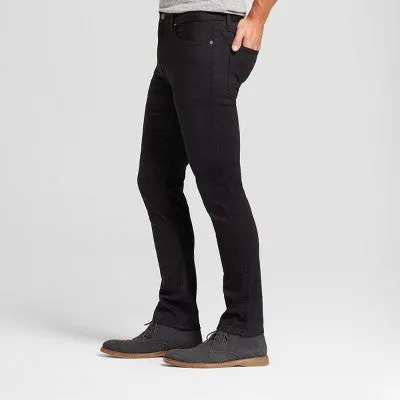 New - Men's Skinny Fit Jeans - Goodfellow & Co Black 34x30