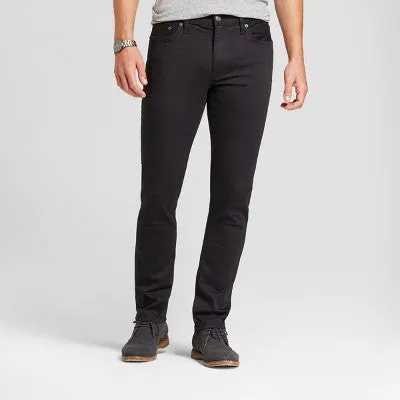 New - Men's Skinny Fit Jeans - Goodfellow & Co Black 34x30