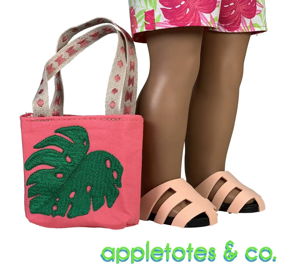 No-Sew Strappy Sandals Sewing Pattern for 18 Inch Dolls