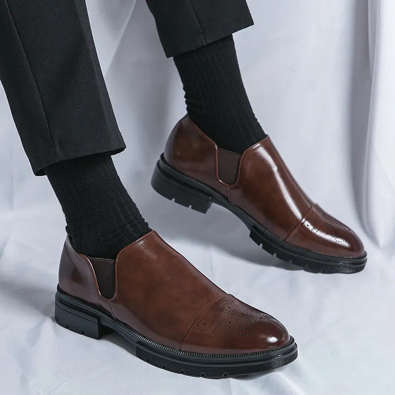 PIETRO GENUINE LEATHER LOAFERS