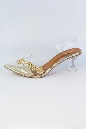 Rosie Crystal Slingback Heel (Golden)