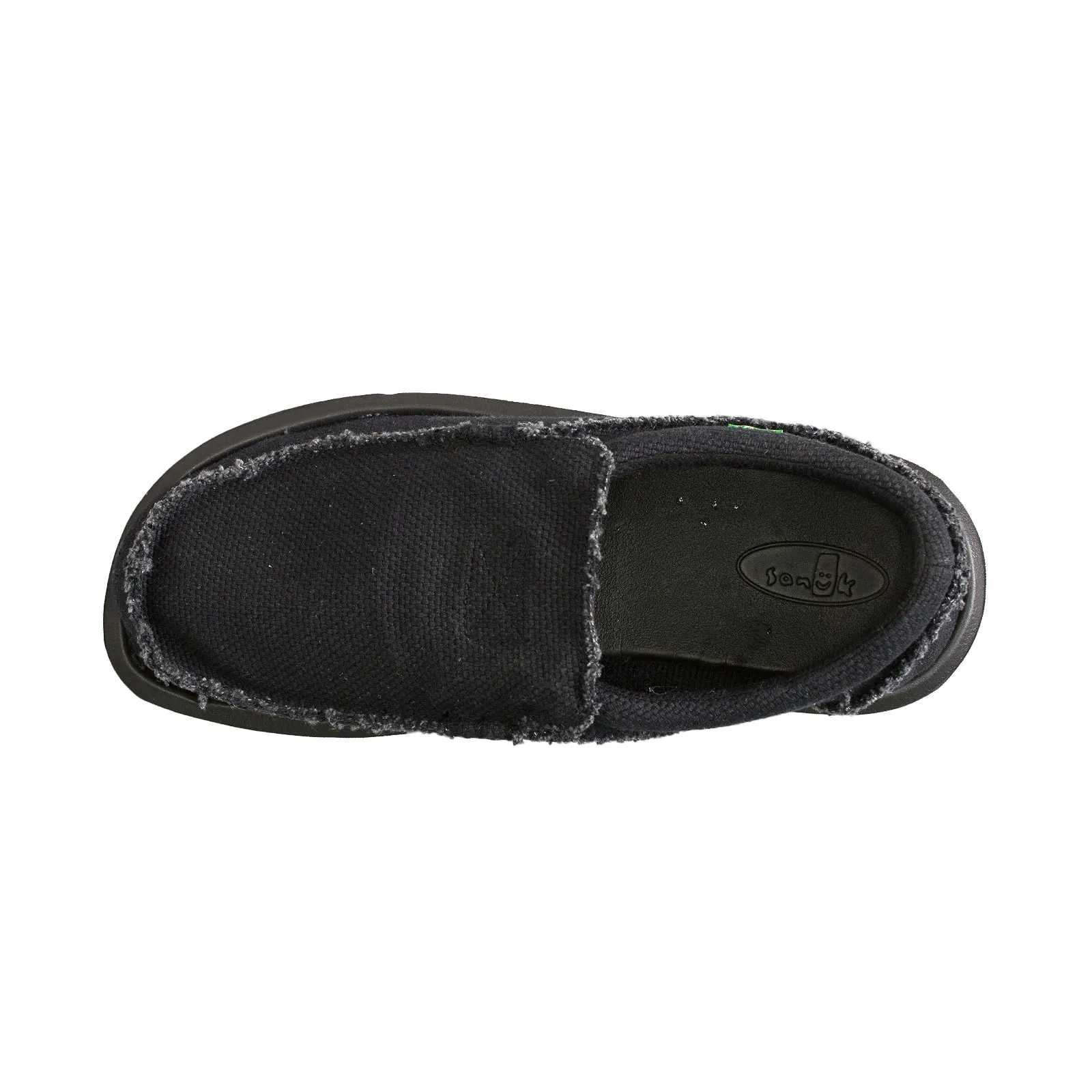 Sanuk Chiba Black Loafers - Men's