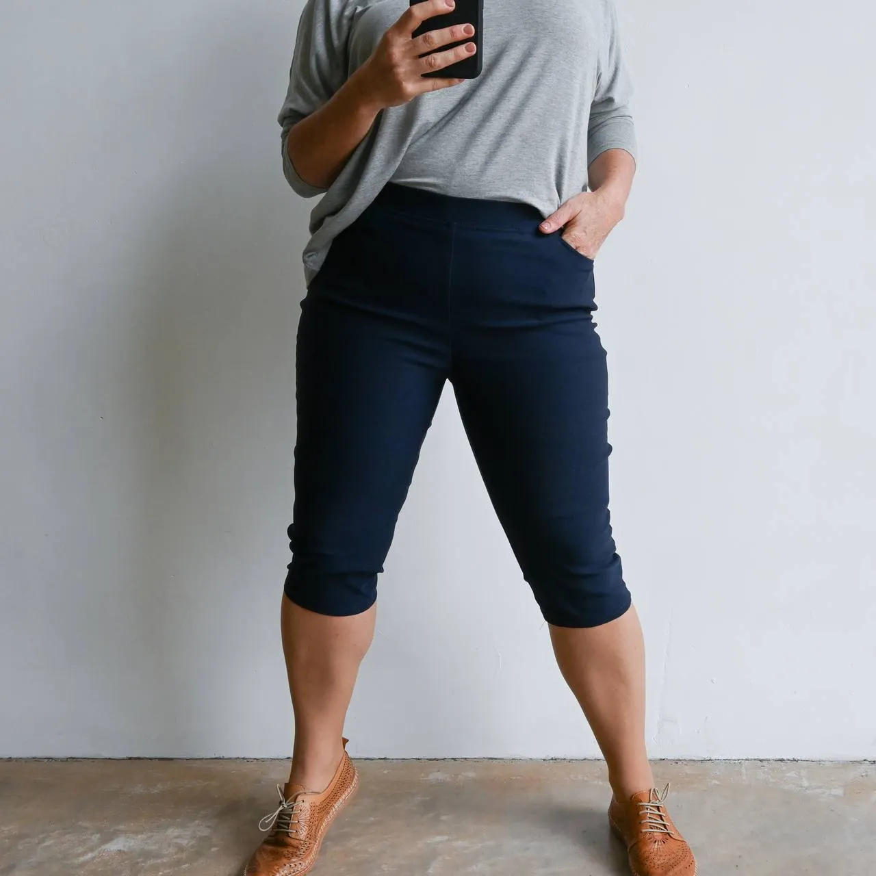 Short Capri Pant - Double Stretch