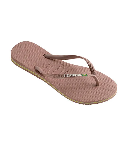 Slim Brazil Flip Flops Crocus Rose