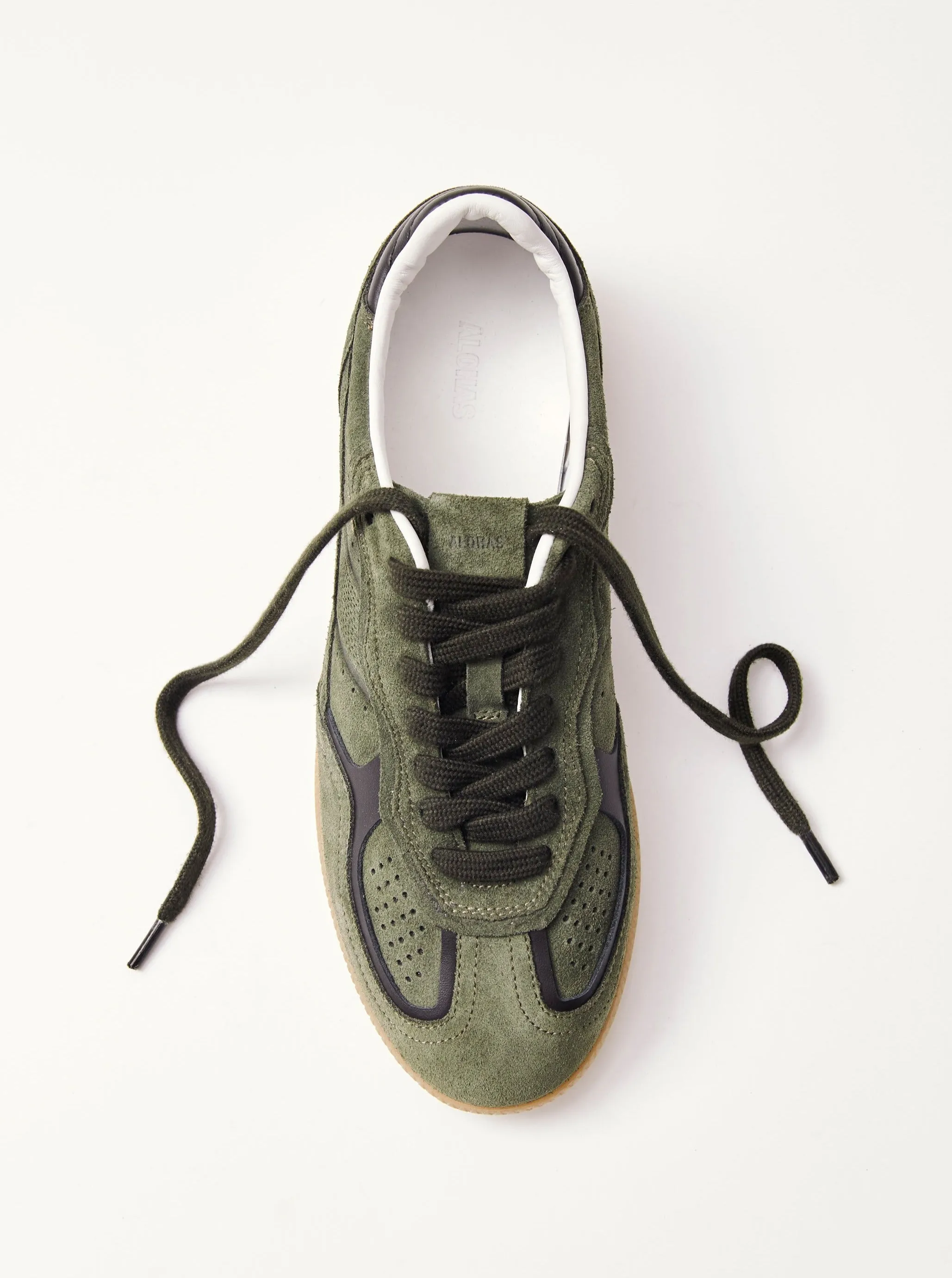 Tb.490 Rife Dusty Olive Leather Sneakers