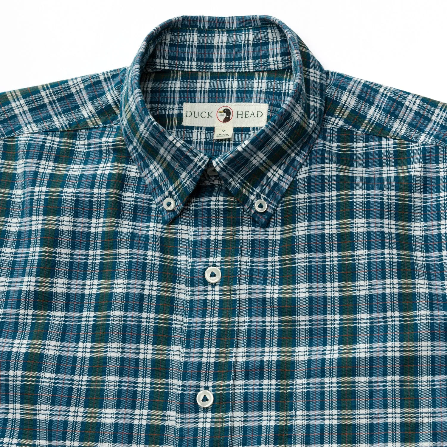 Thompson Plaid Oxford Sport Shirt- Legion Blue