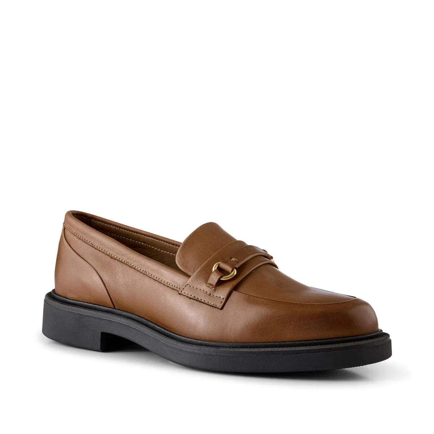 Thyra loafer leather - TAN