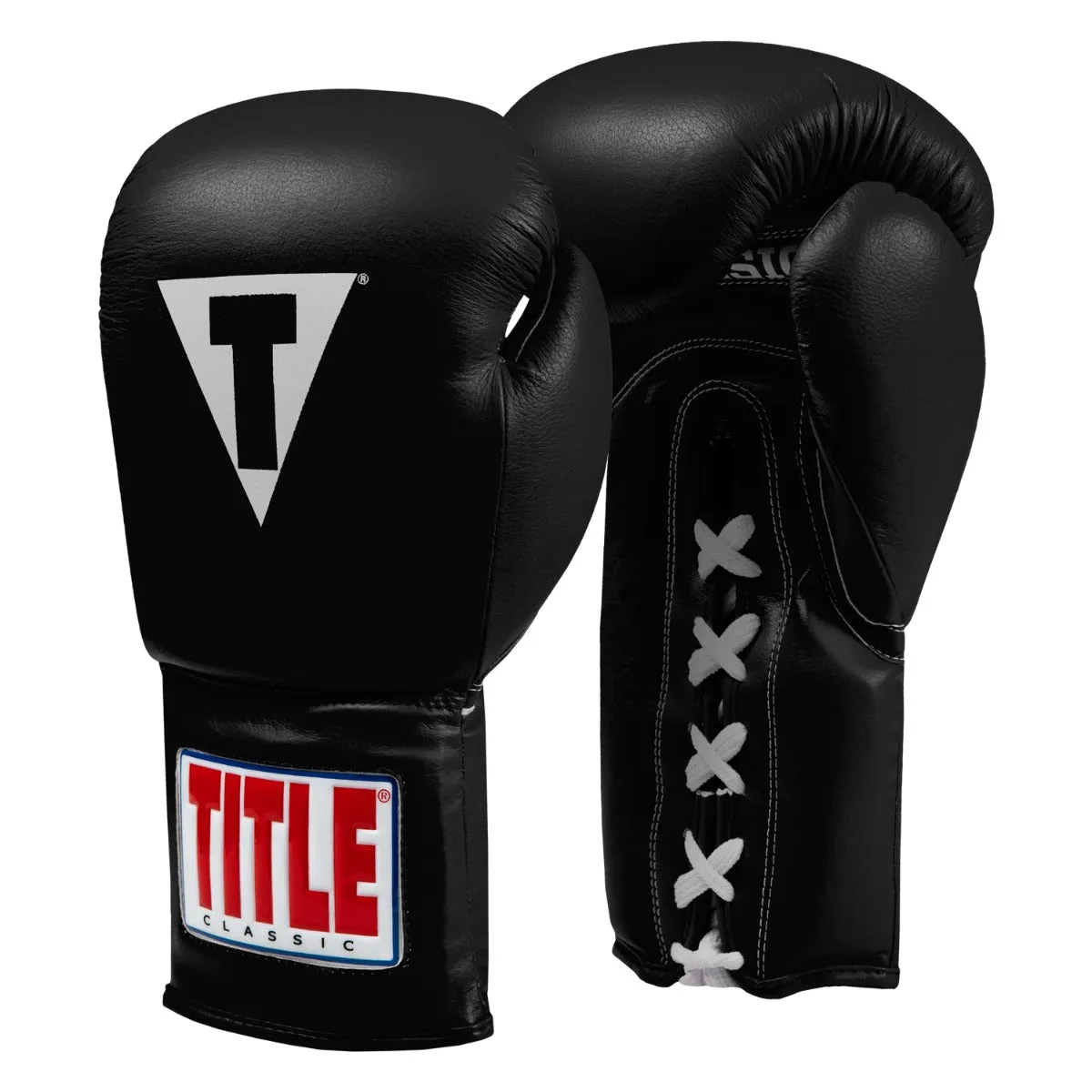 TITLE Classic Leather Lace Training Gloves 2.0