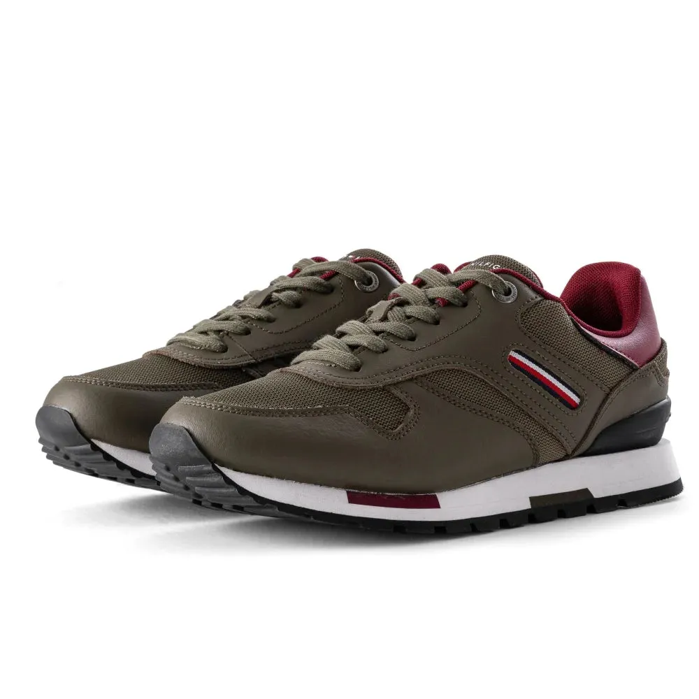 Tommy Hilfiger Retro Runner Leather WL Men FM0FM04255-OLV