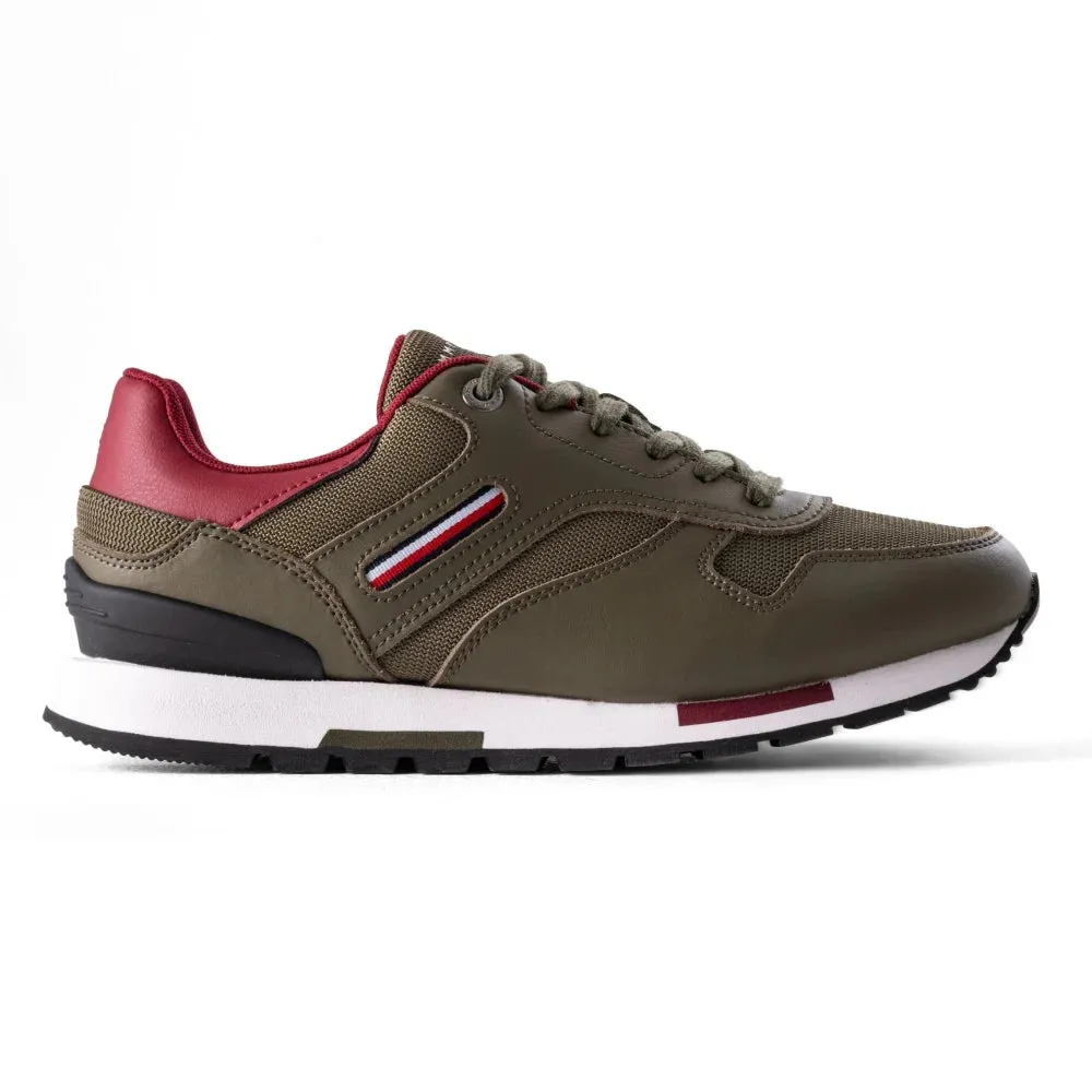 Tommy Hilfiger Retro Runner Leather WL Men FM0FM04255-OLV