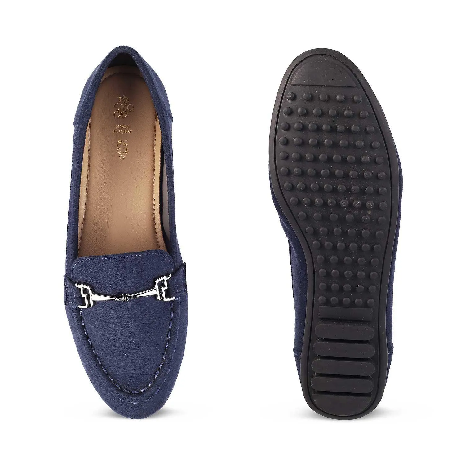 Tresmode Sangelus Blue Women's Dress Loafers