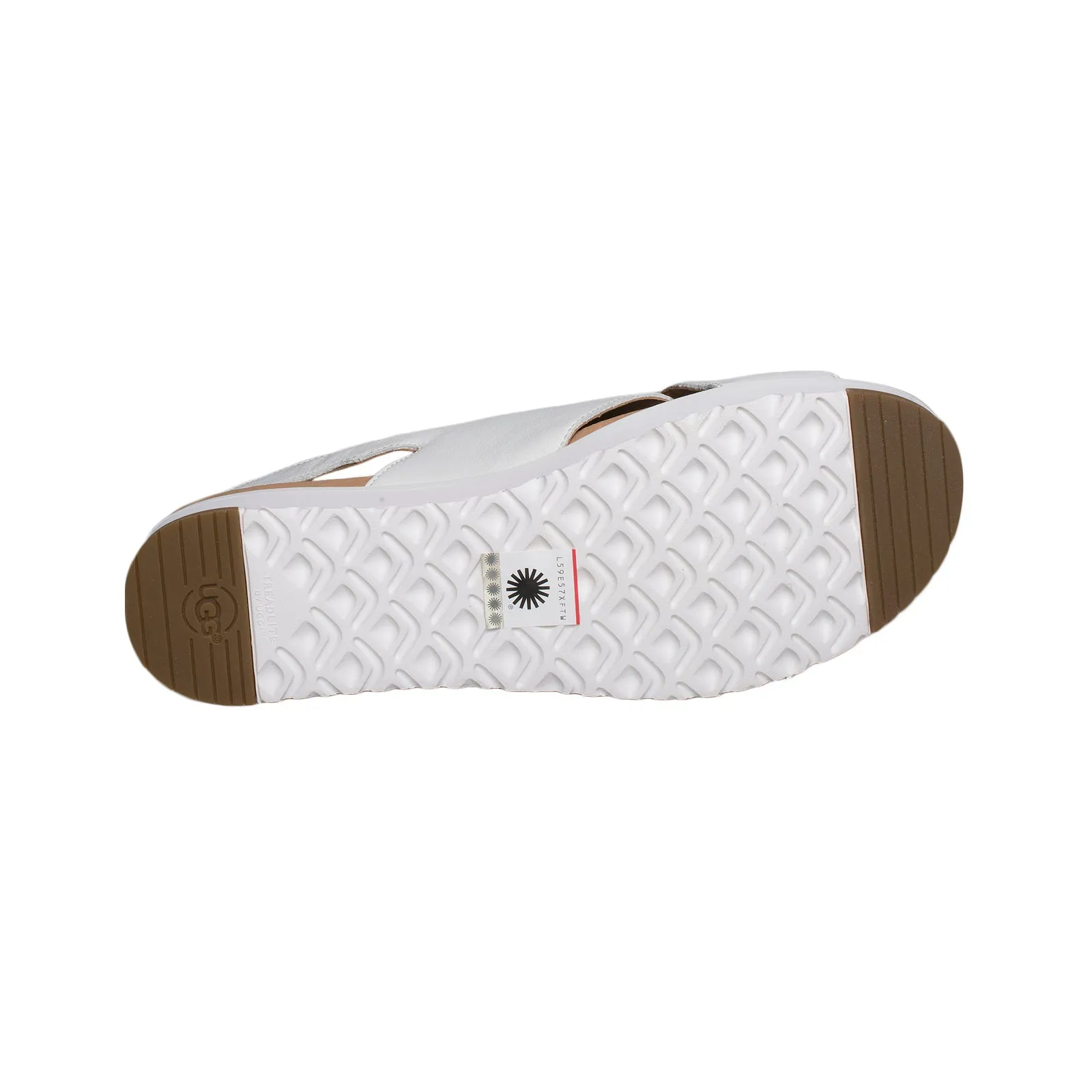 UGG Kamile White Sandals - Women's