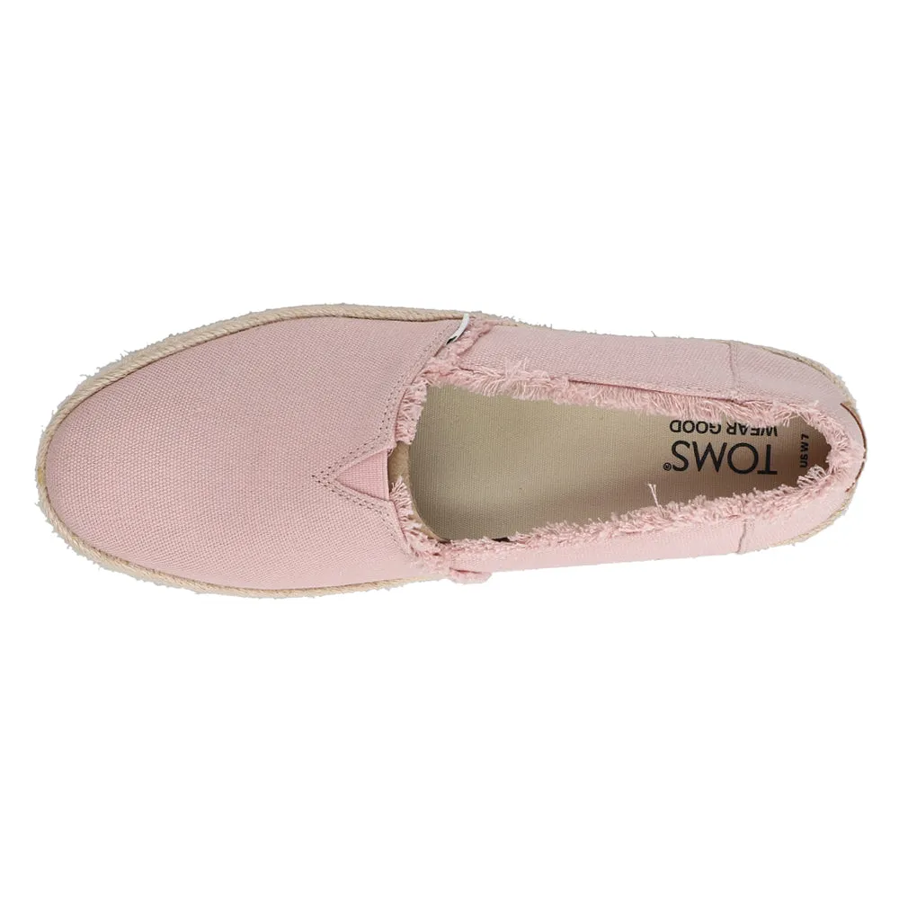 Valencia Slip On Platform Espadrille Flats