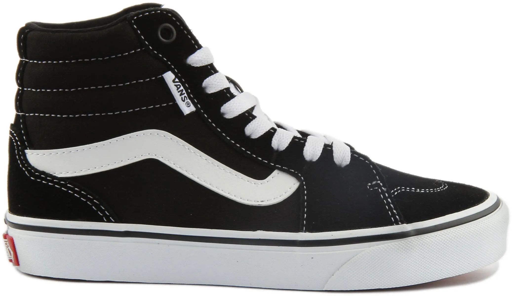 Vans Filmore High Top In Black White For Women