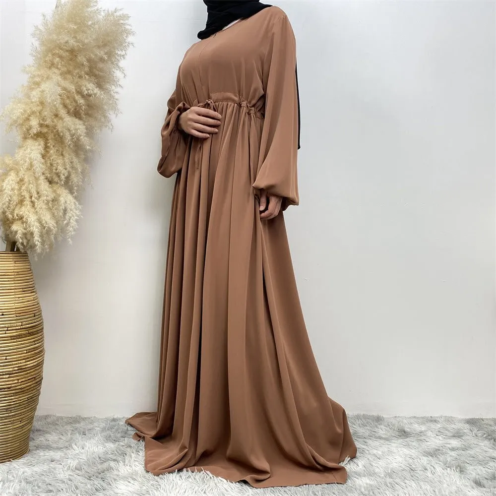 Versatile Stretchy Cuff Abaya (MA085)