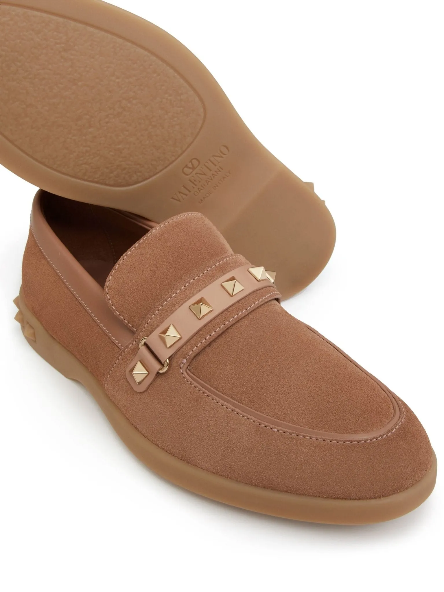 VLogo Moon leather loafers