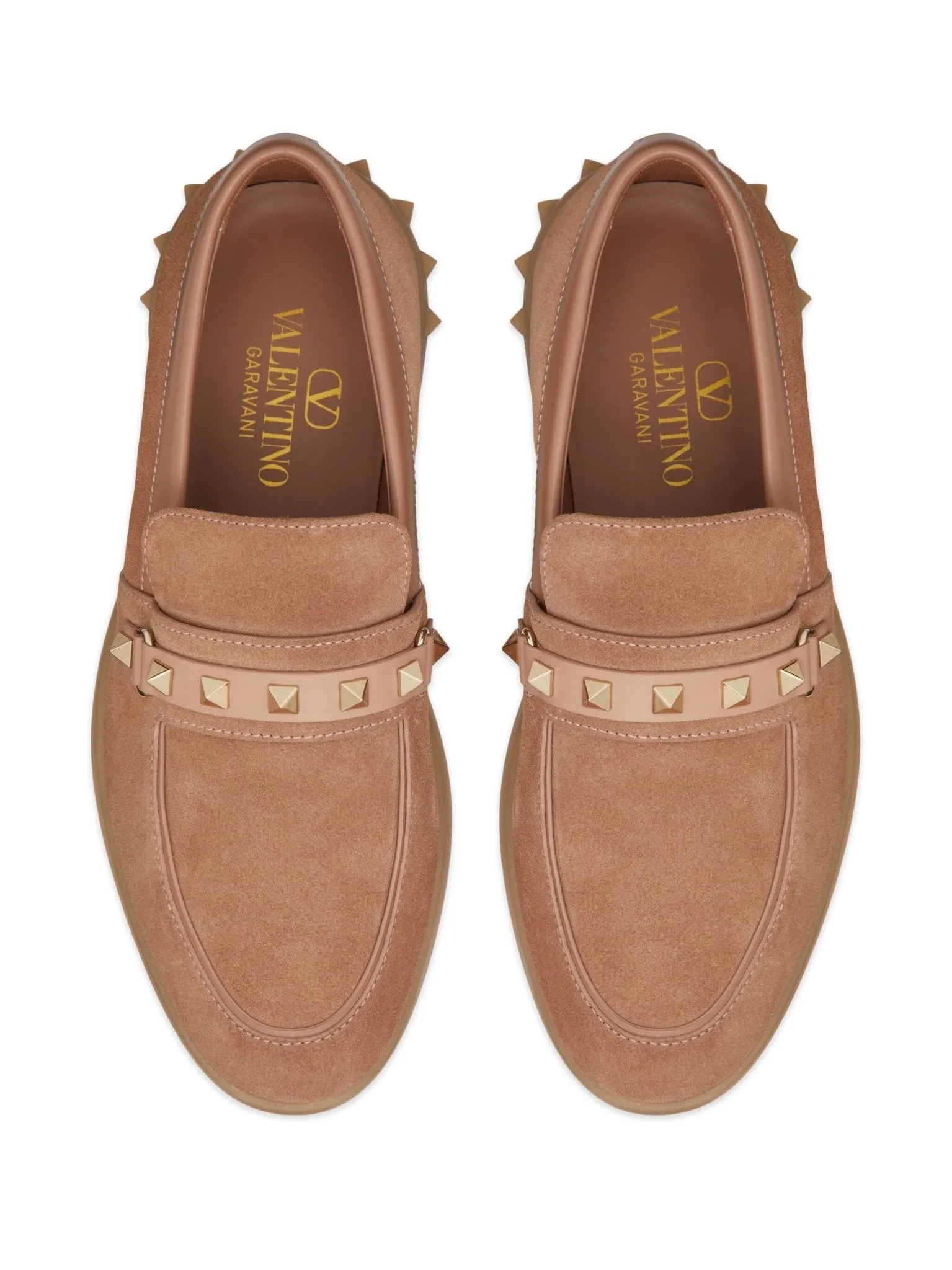 VLogo Moon leather loafers