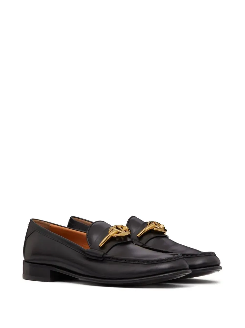 VLogo Moon leather loafers