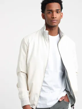 White Bomber Jacket