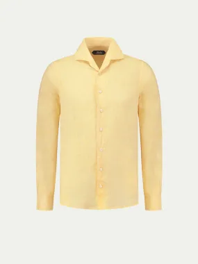 Yellow Linen Seaside Shirt