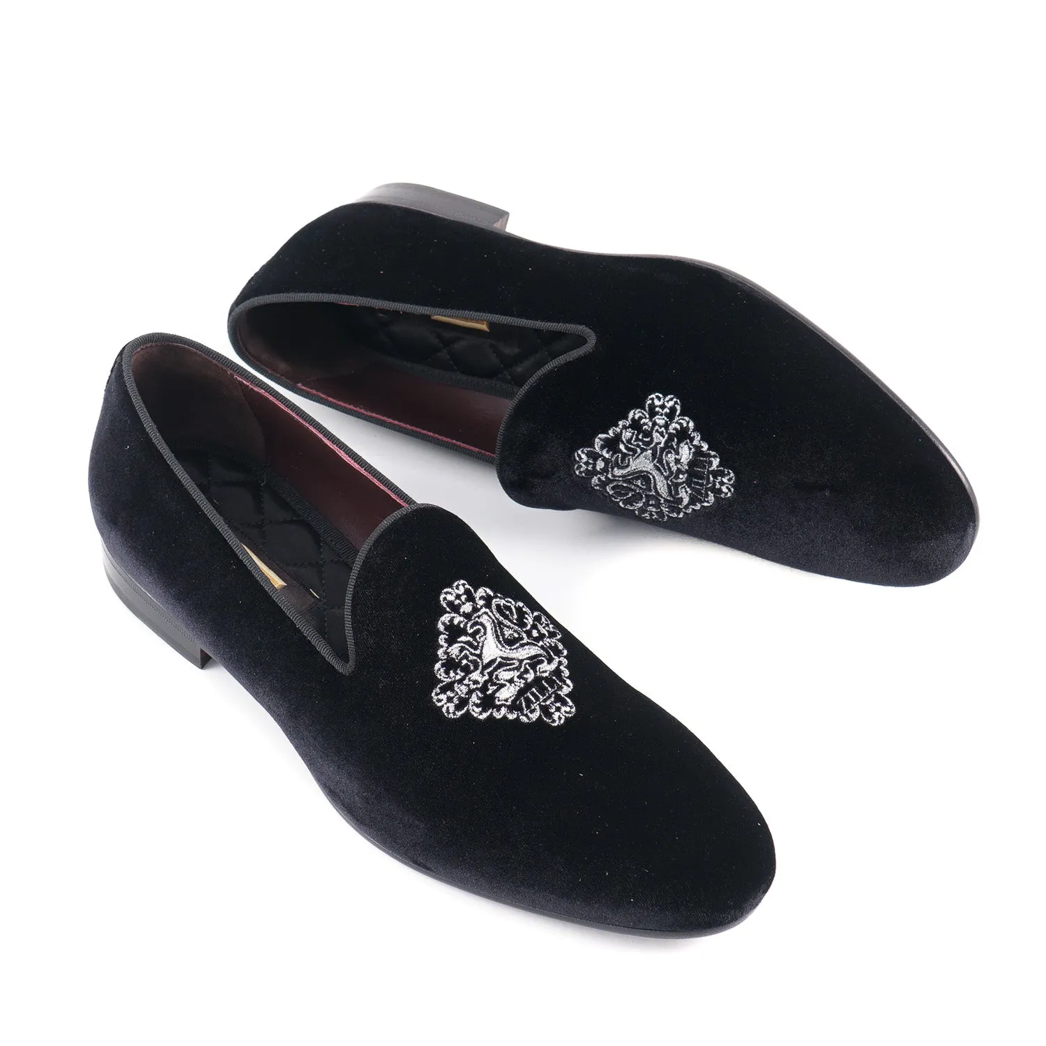 Zilli Velvet Formal Evening Loafer