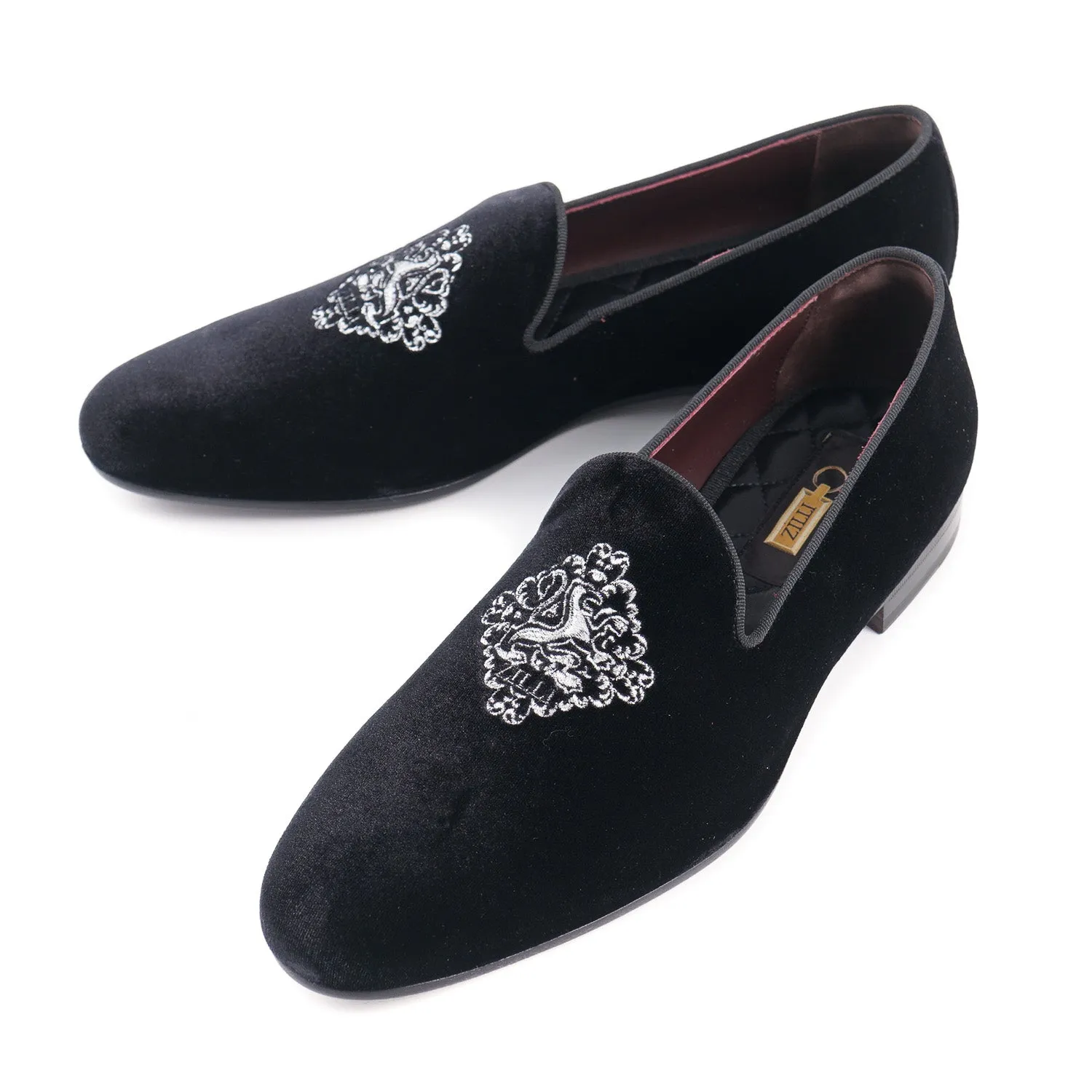 Zilli Velvet Formal Evening Loafer