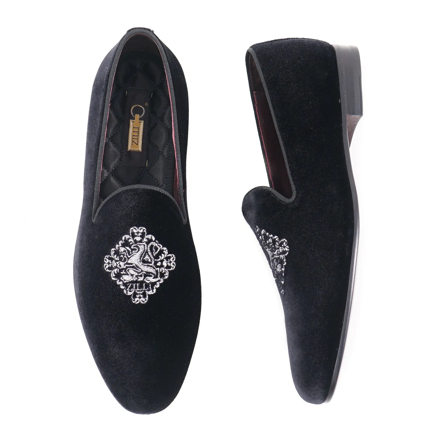 Zilli Velvet Formal Evening Loafer